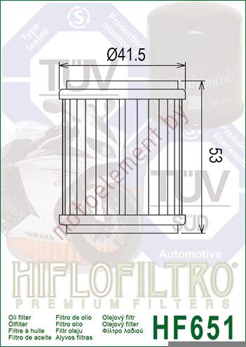 HifloFiltro HF651