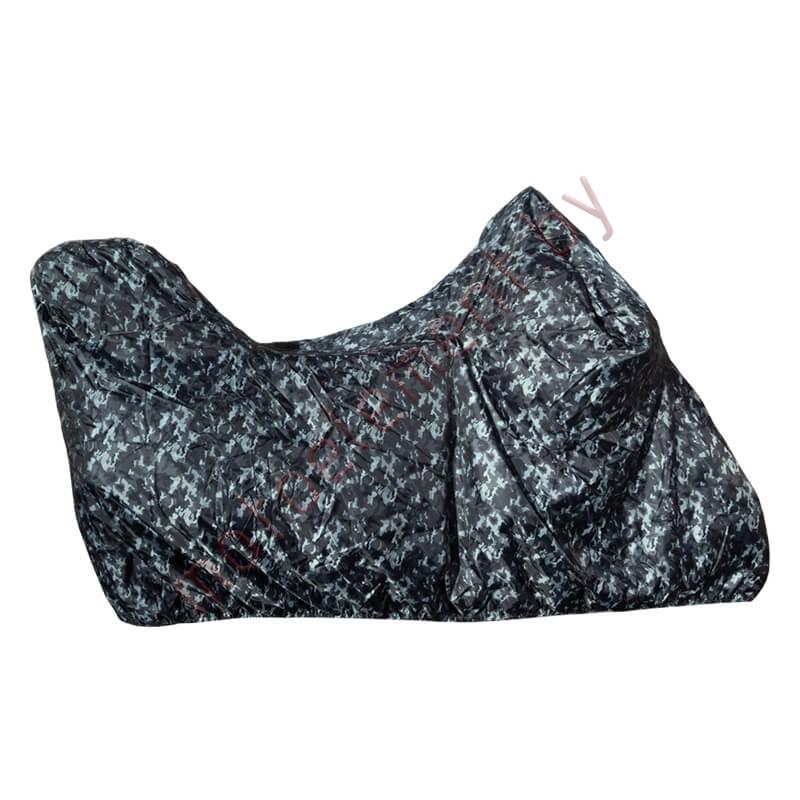 Чехол для мотоцикла с кофром Motoland (камуфлированный) Чехол для мотоцикла с кофром Motoland (камуфлированный)