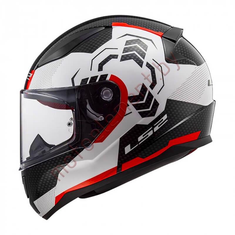 LS2 FF353 RAPID Ghost (White Black Red) LS2 FF353 RAPID Ghost (White Black Red)