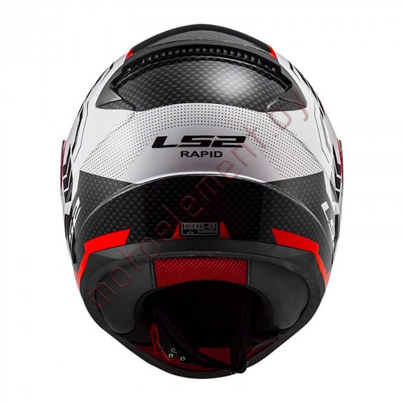 LS2 FF353 RAPID Ghost (White Black Red) LS2 FF353 RAPID Ghost (White Black Red)
