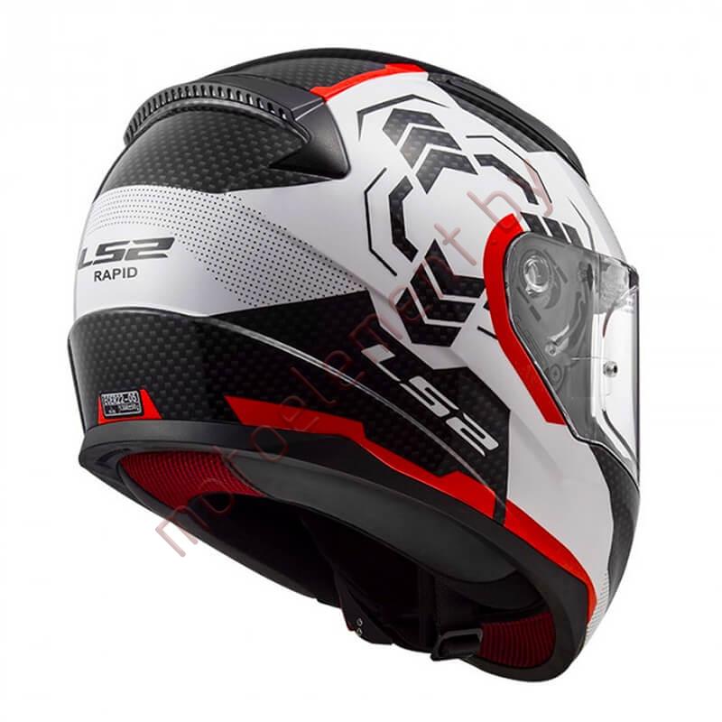 LS2 FF353 RAPID Ghost (White Black Red) LS2 FF353 RAPID Ghost (White Black Red)