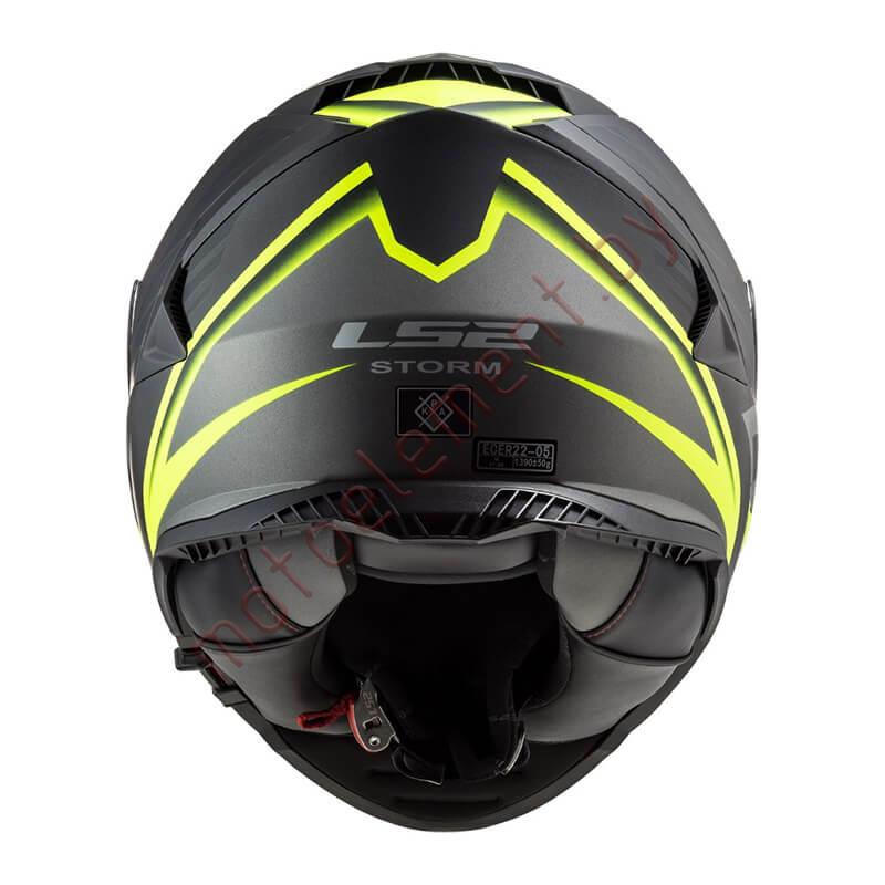 LS2 FF800 STORM Nerve (Matt Black H-V Yellow) LS2 FF800 STORM Nerve (Matt Black H-V Yellow)