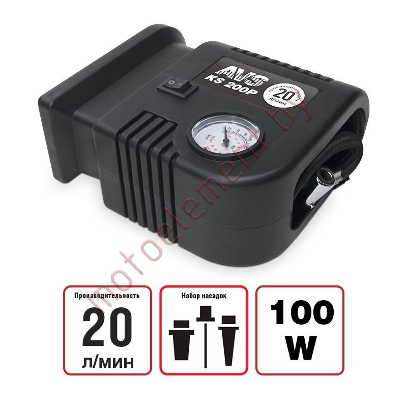 Компрессор автомобильный AVS KS200P kompressor-avtomobilniy-avs-ks200p